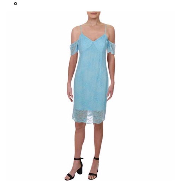 Guess Lace Cocktail Dress - Cold Shoulder - Picture 2 of 5